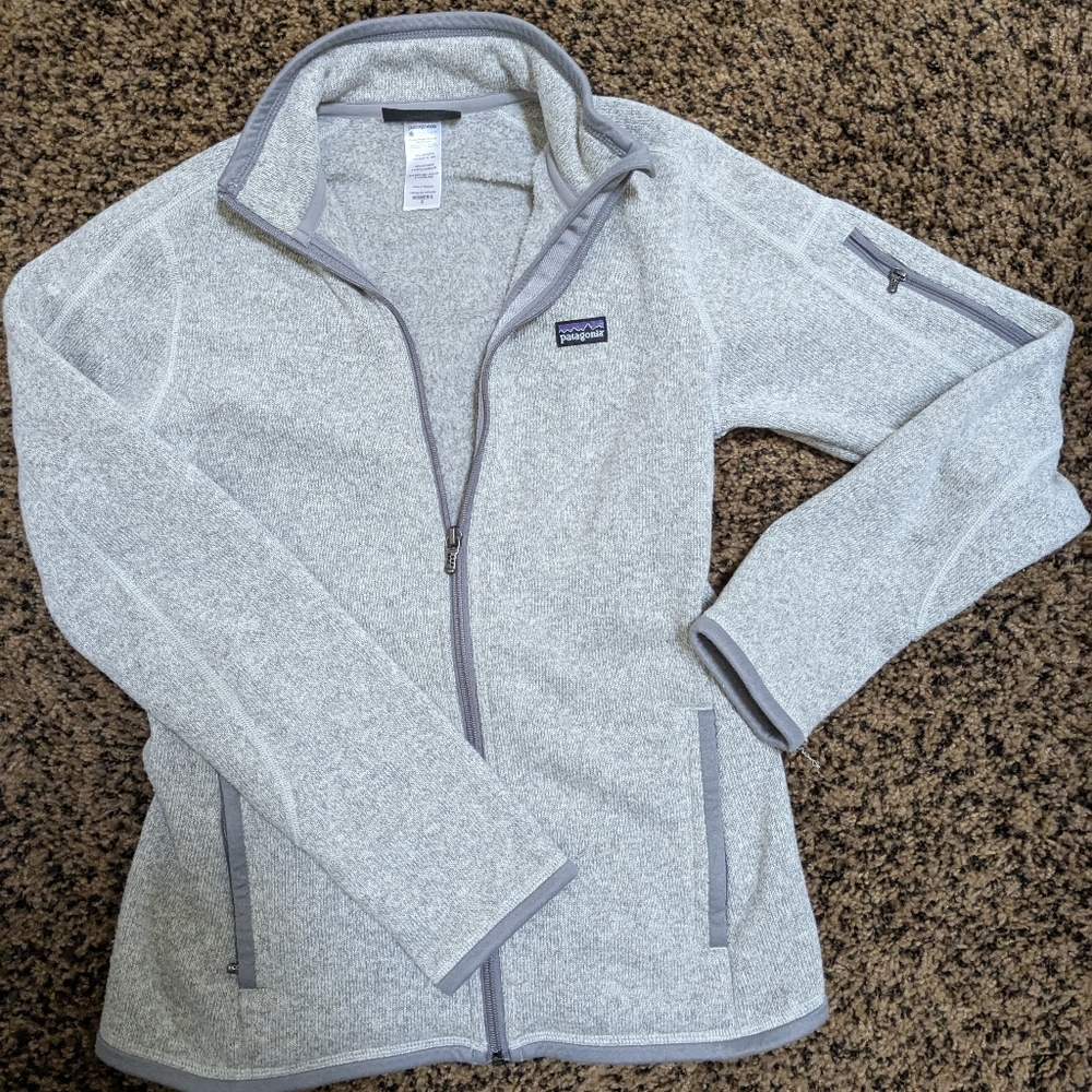 Patagonia full zip knit jacket